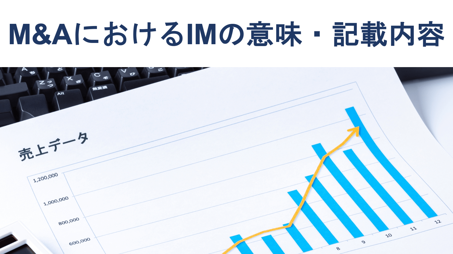 M&AのIM(企業概要書)とは?記載内容や重要性を徹底解説