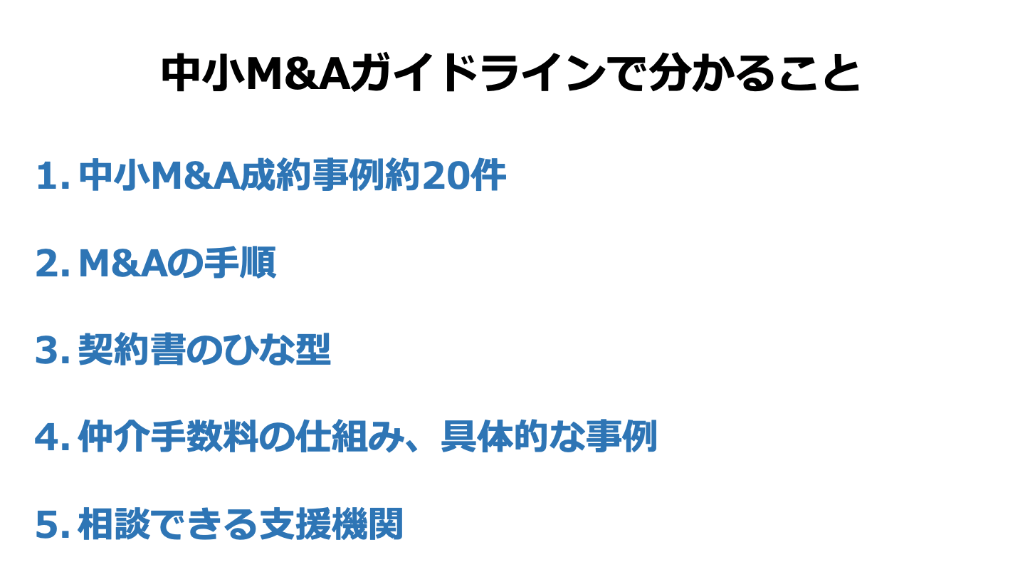 M&A ガイドライン(FV)